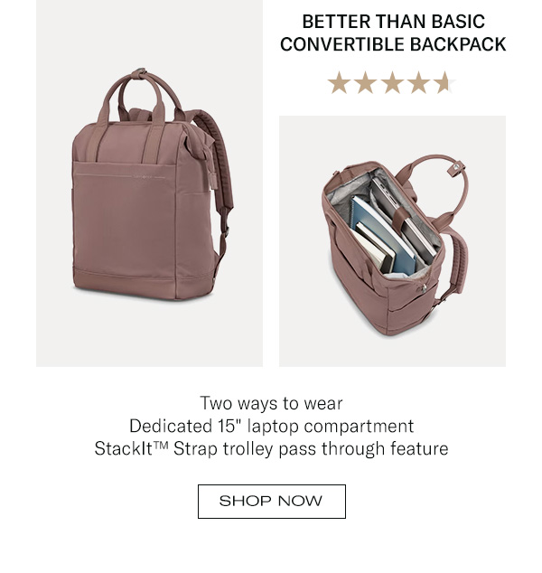 Better Than Basic Convertible Backpack