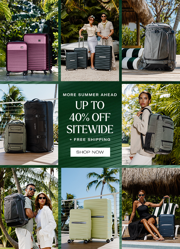 Shop Up to 40% Off Sitewide + Extra 15% Off + Free Shipping