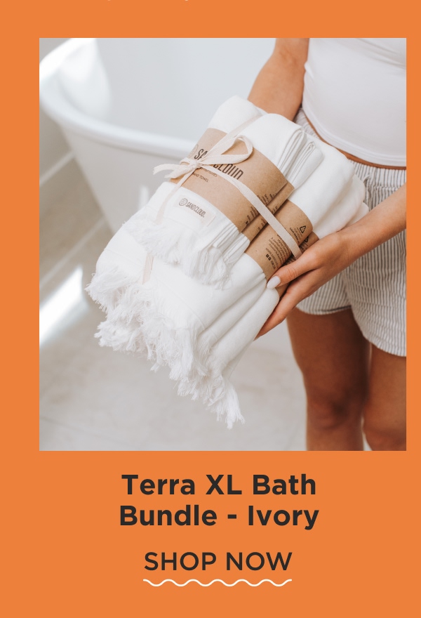 Terra XL Bath Bundle - Ivory | Shop Now