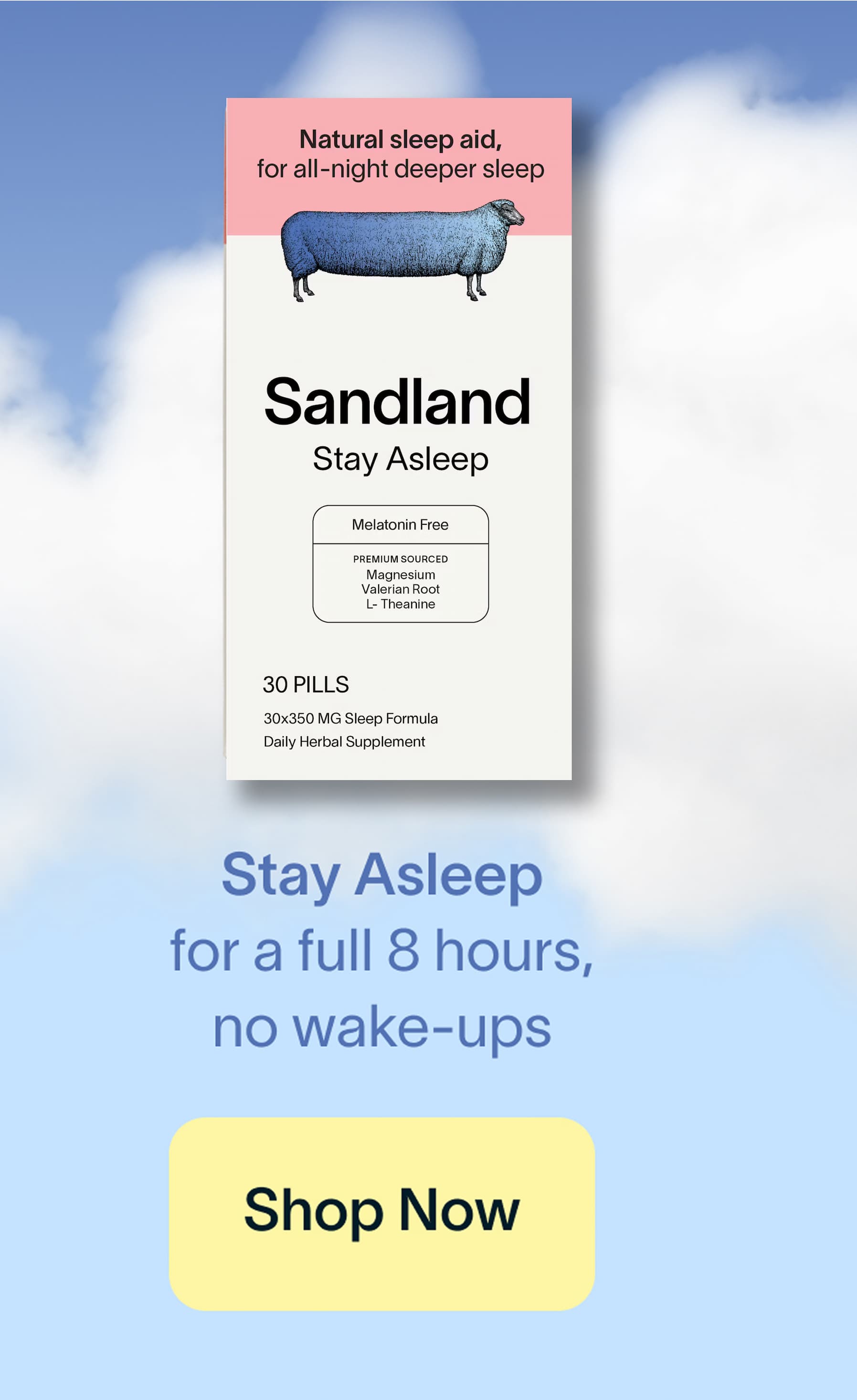 Stay Asleep for a full 8 hours, no wake-ups. Shop Now.