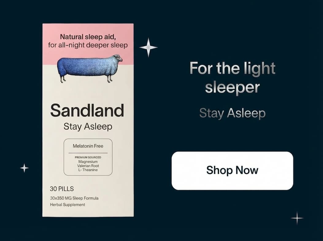 For the light sleeper Stay Asleep With Melatonin -- Shop Now
