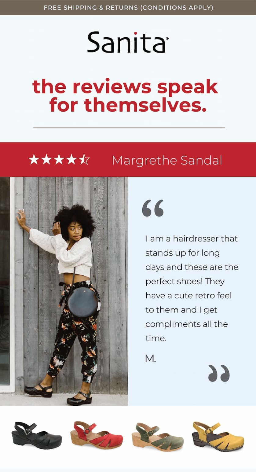  Sanita.com - The Original Danish Clog - Margrethe Sandals