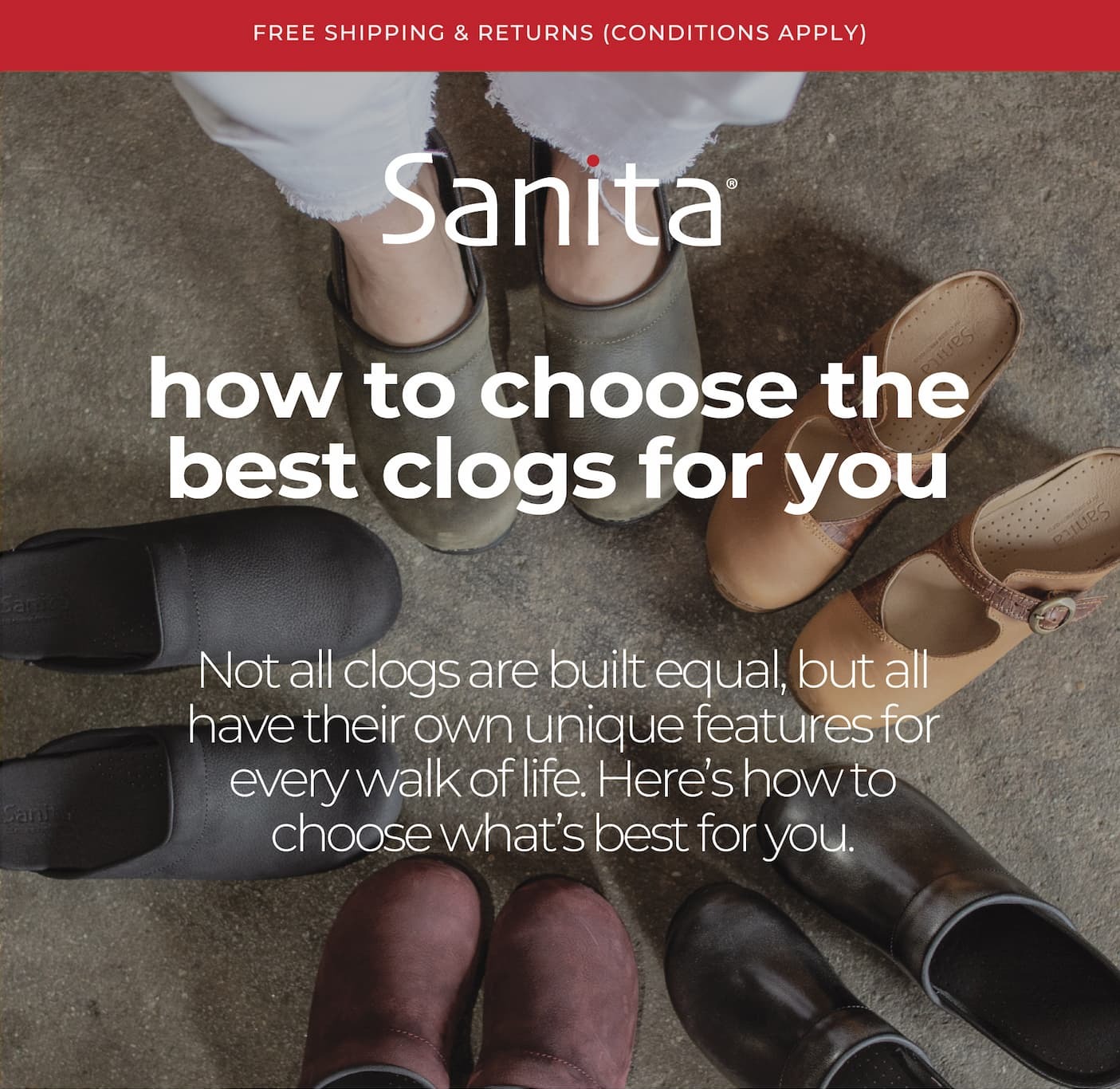  Sanita - Best Clogs for you