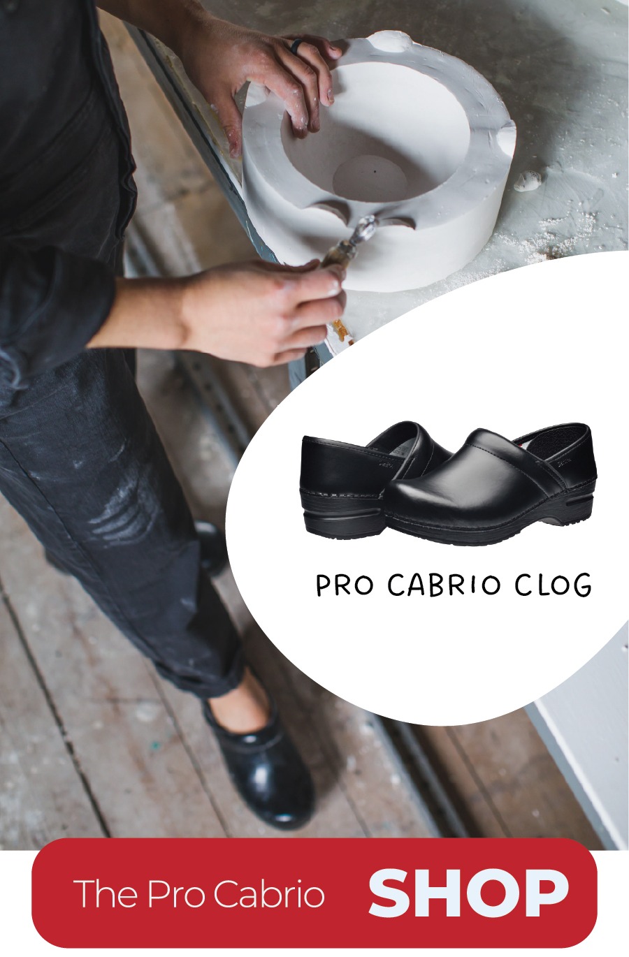 Shop the Pro Cabrio - Clogs for Creatives from Sanita