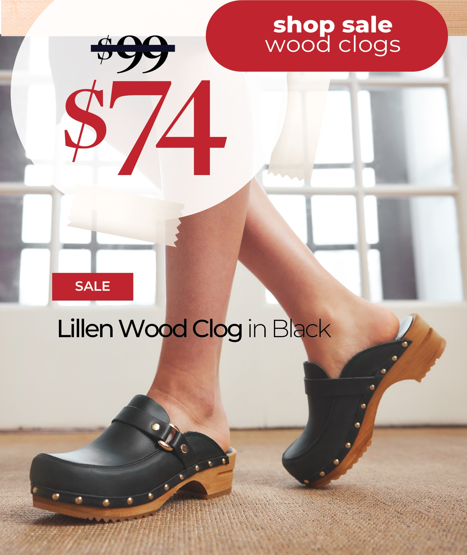 Sanita - The Original Danish Clog - Quality Craftsmanship Clogs Made in Europe - Lillen Black Women's Clog