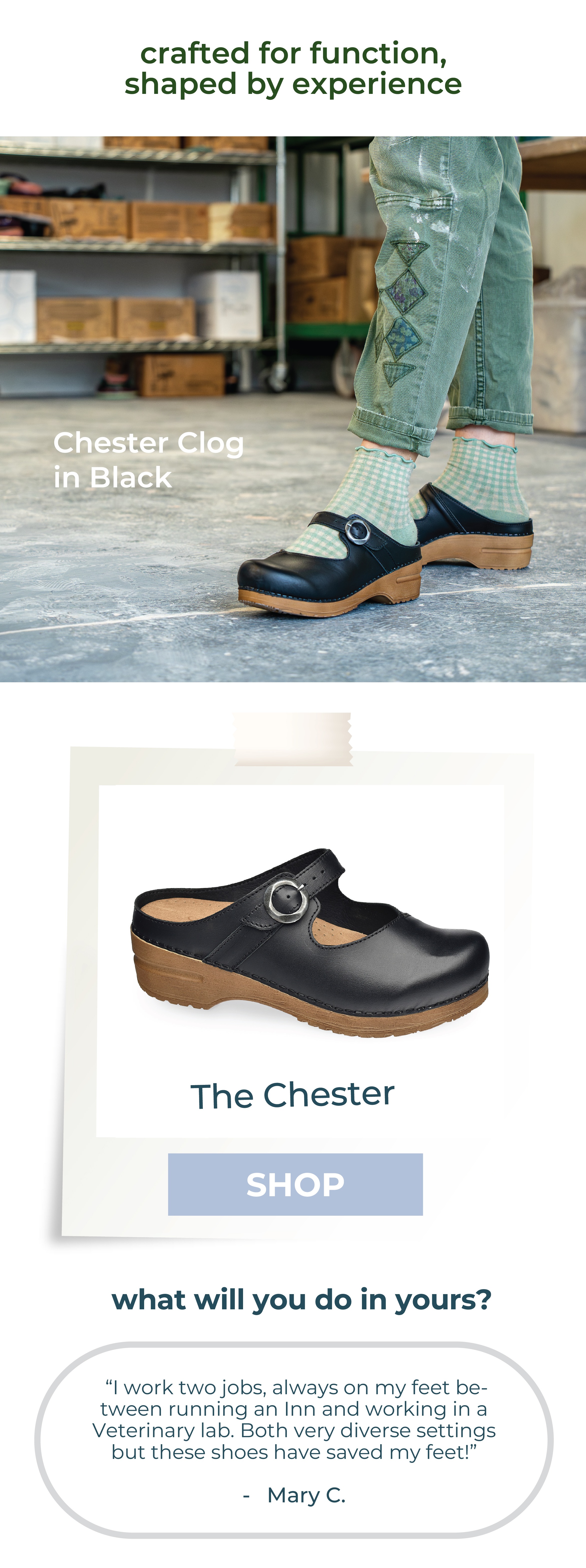 Chester Clog from Sanita - Crafted for Function, Shaped by Experience