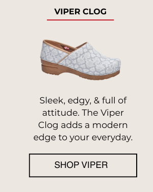 Sleek, edgy, & full of attitude. The Viper Clog adds a modern edge to your everyday. - SHOP VIPER