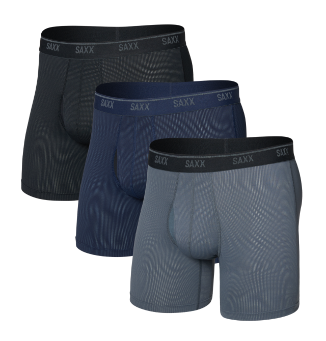Quest Quick Dry Mesh Boxer Brief 3-Pack