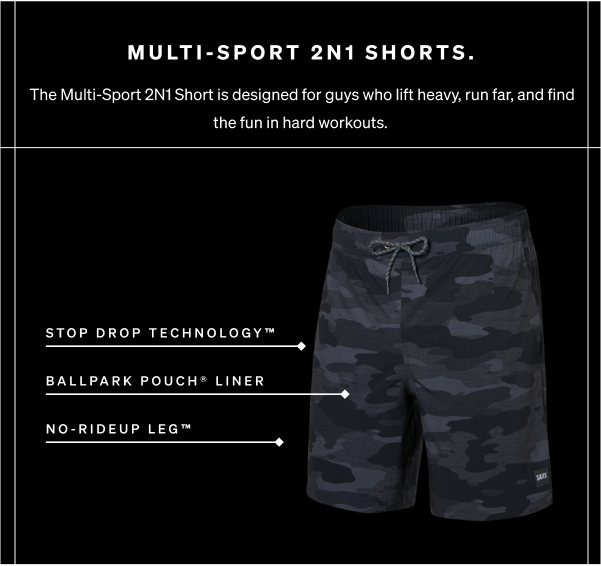 Multi-Sport 2N1 Shorts.