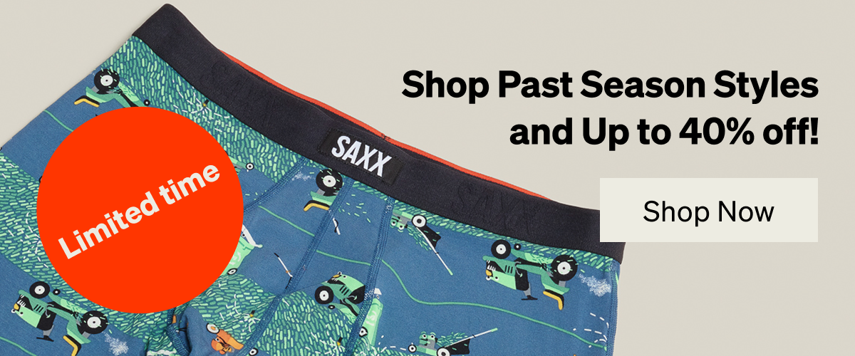 Past season styles up to 40% off