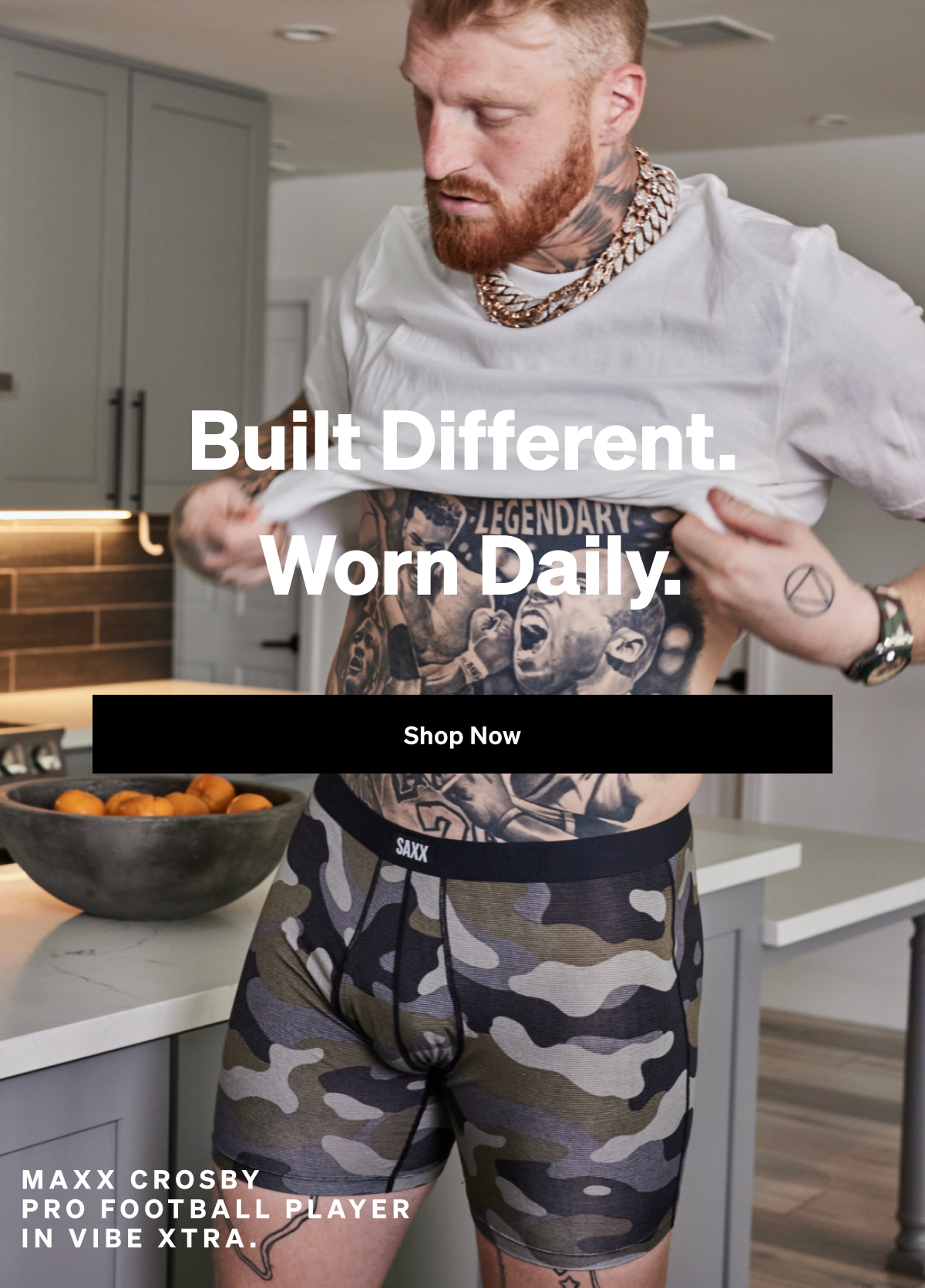 Built different. Worn daily.&nbsp;
