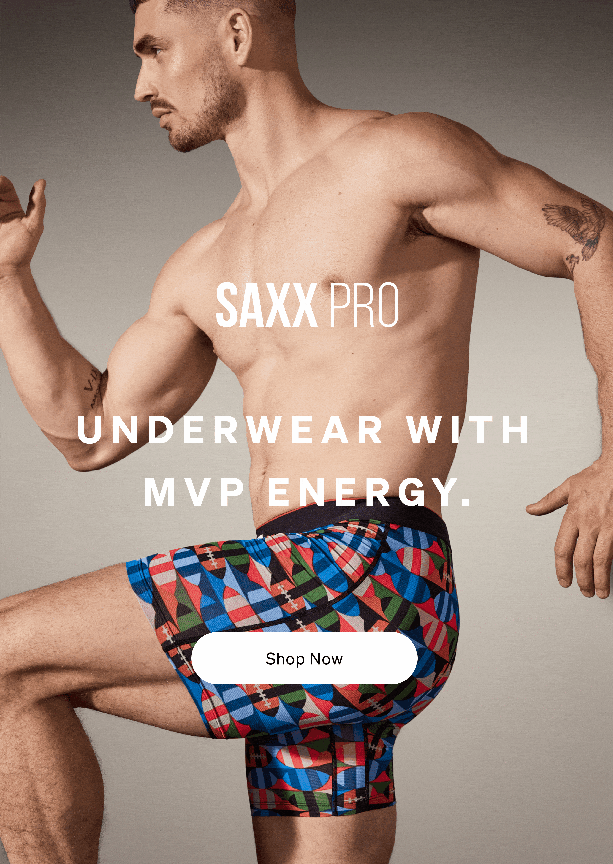 Underwear with MVP energy.