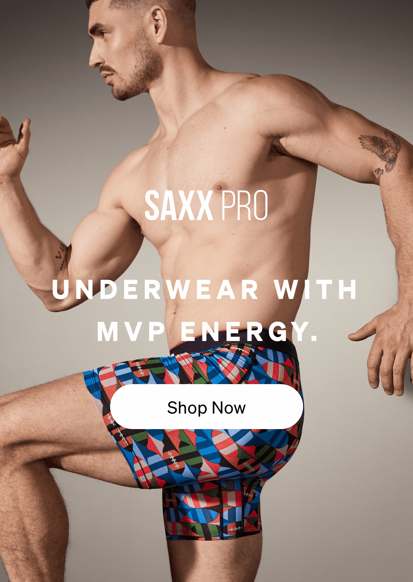 Underwear with MVP energy.