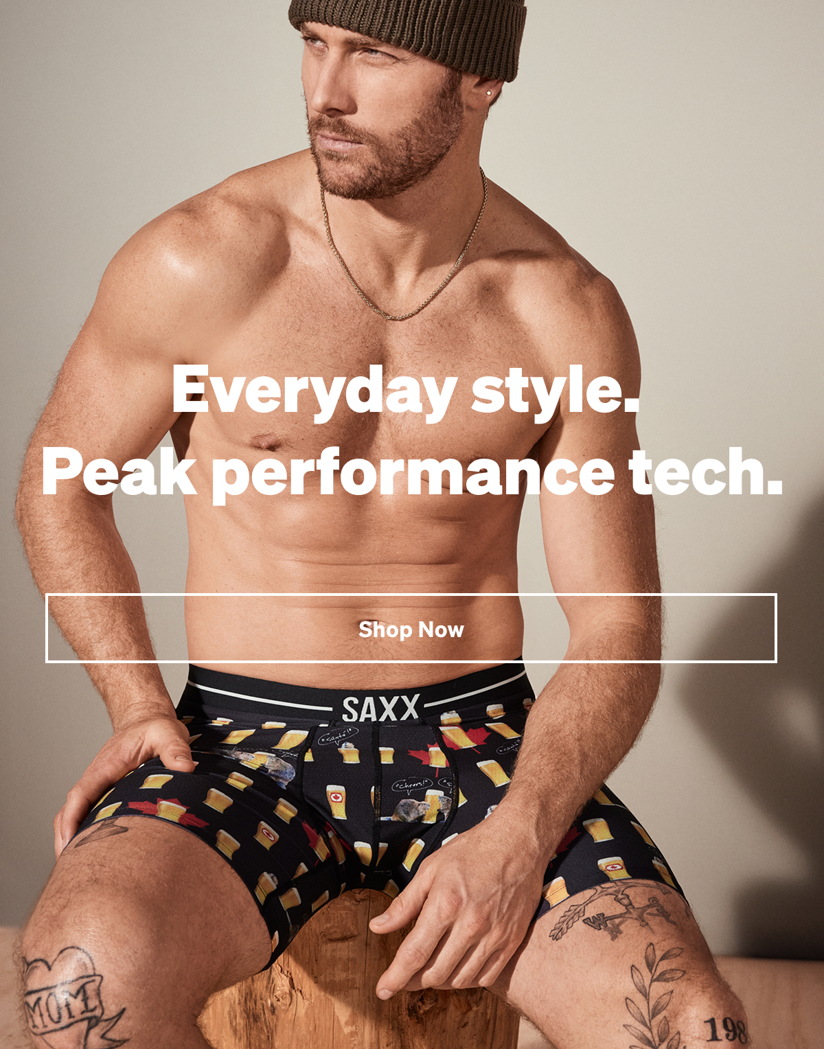 Everyday style. Peak performance tech.