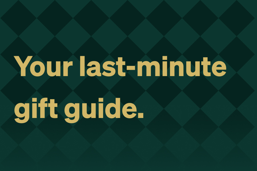 Last-minute gifts