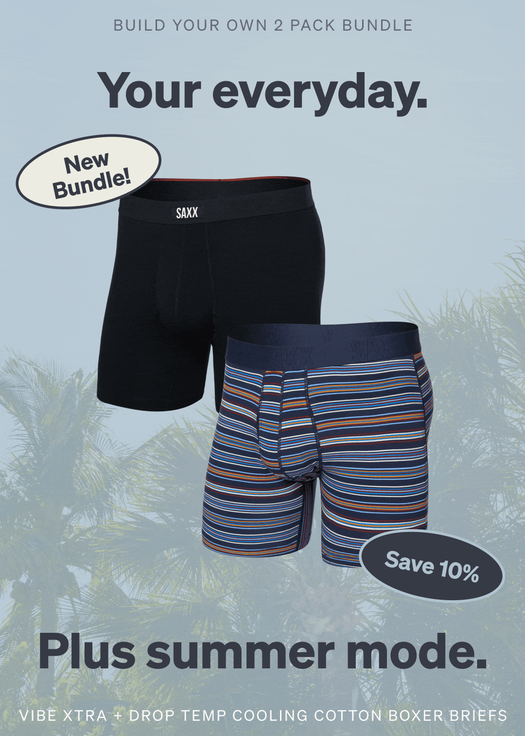 Build Your Own Vibe Xtra + DropTemp® Cooling Cotton (2 Pack)
