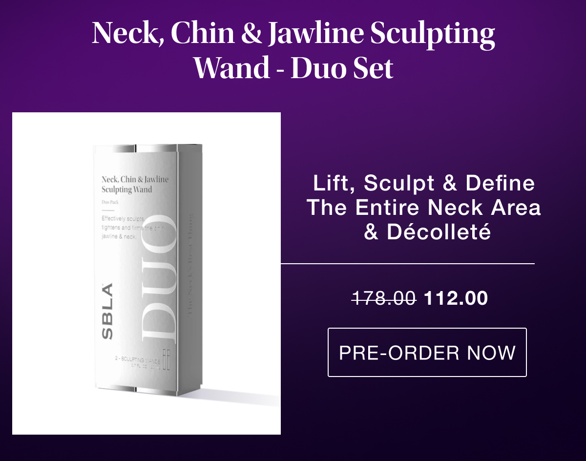 Neck, Chin & Jawline Sculpting Wand - Duo Set