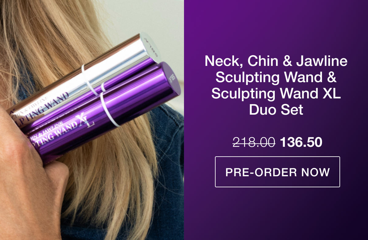 Neck, Chin & Jawline Sculpting Wand & Sculpting Wand XL - Duo Set
