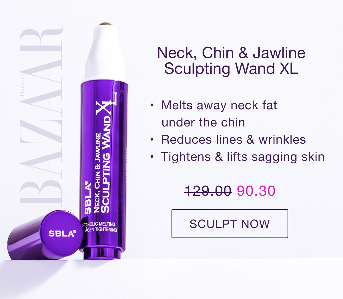 Neck, Chin & Jawline Sculpting Wand XL