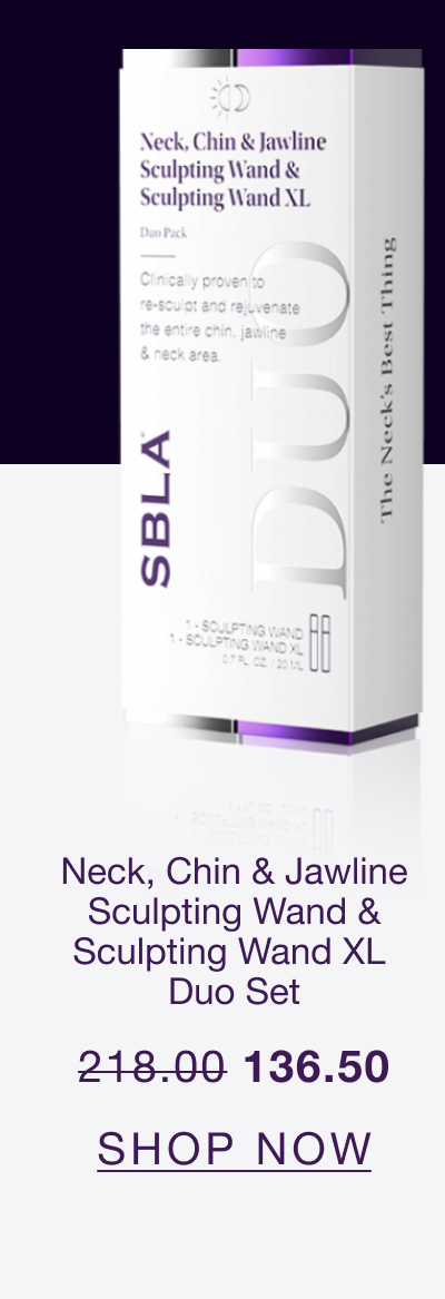 Neck, Chin & Jawline Sculpting Wand and Sculpting Wand XL Duo Set