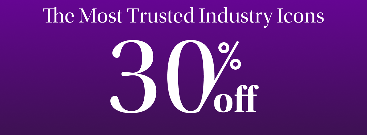 The Most Trusted Industry Icons 30% off
