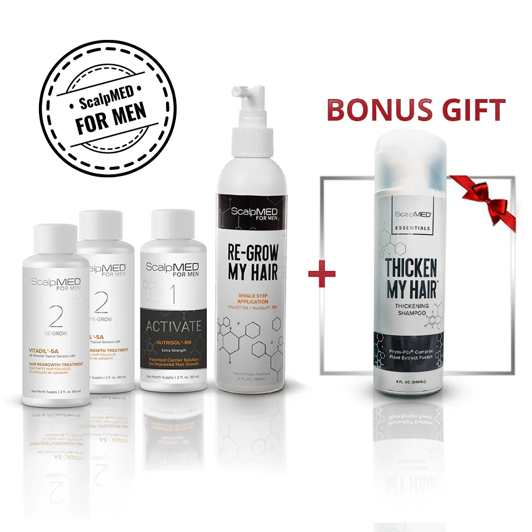 Image of PATENTED HAIR REGROWTH SYSTEM FOR MEN