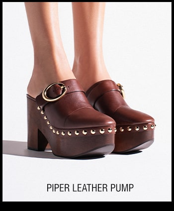 PIPER LEATHER PUMP