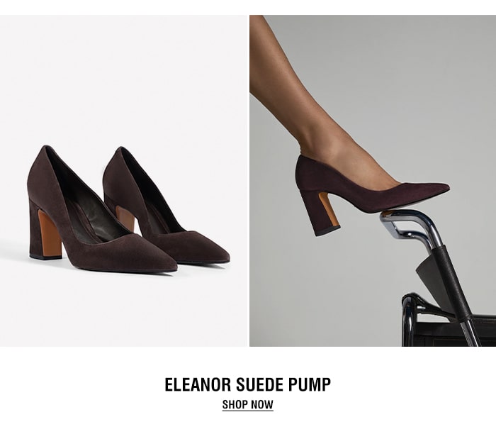 ELEANOR SUEDE PUMP | SHOP NOW