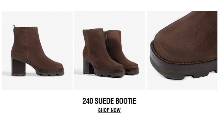 240 SUEDE BOOTIE | SHOP NOW