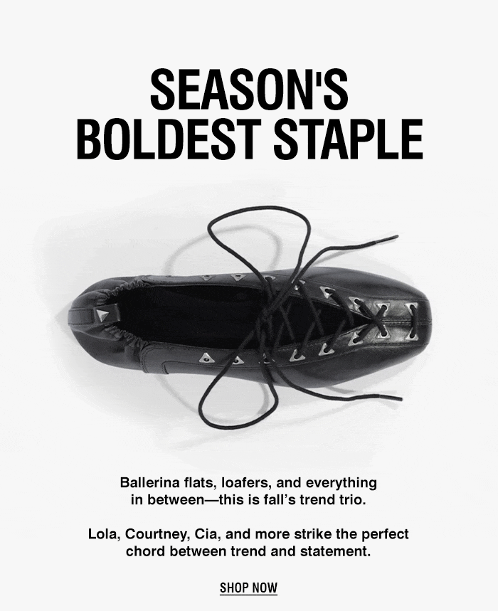 The Season’s Boldest Staples | SHOP NOW