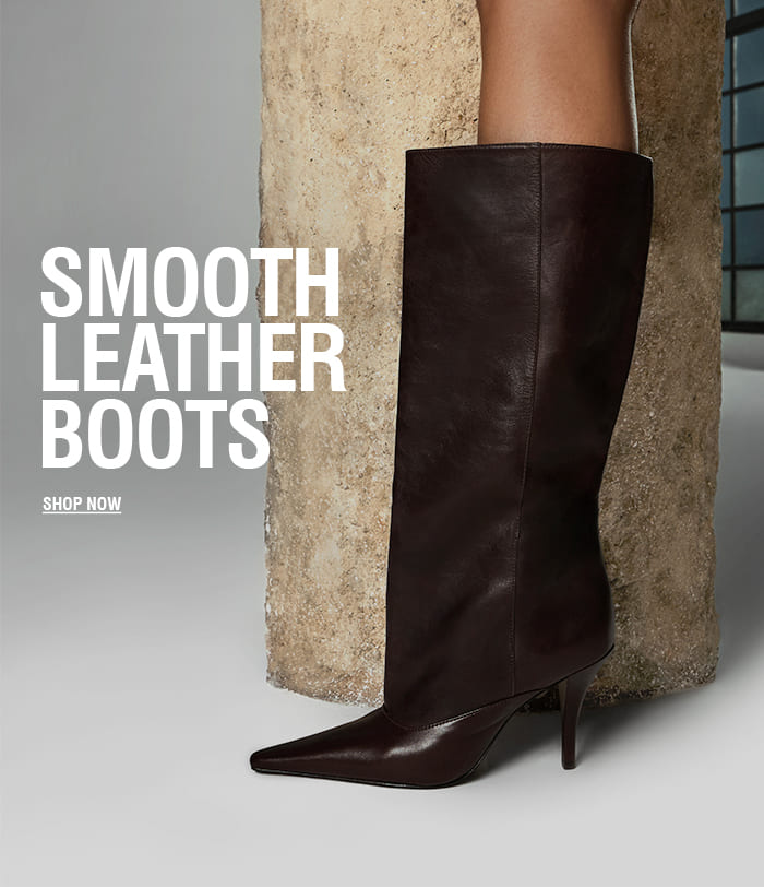 Smooth Leather Boots | SHOP NOW