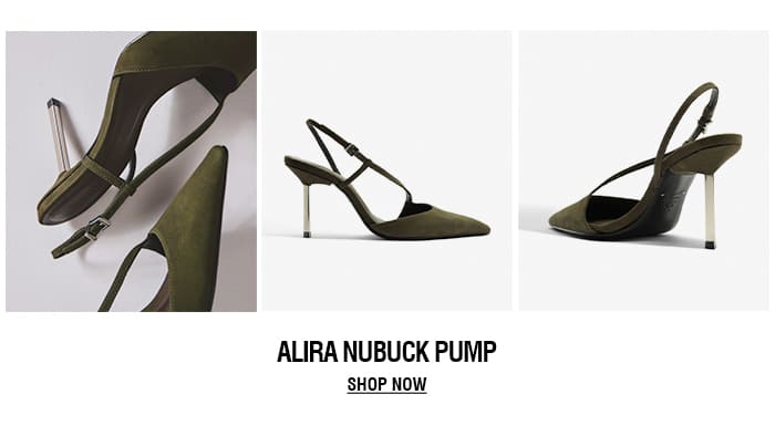 ALIRA NUBUCK PUMP | SHOP NOW