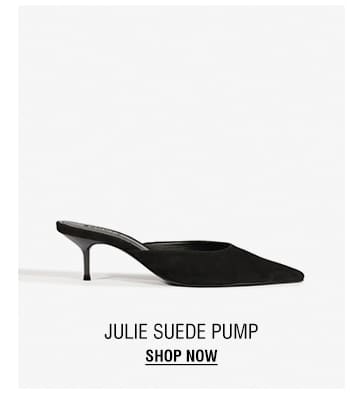 JULIE SUEDE PUMP | SHOP NOW