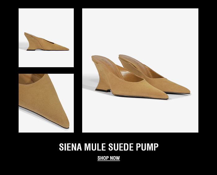 SIENA MULE SUEDE PUMP | SHOP NOW