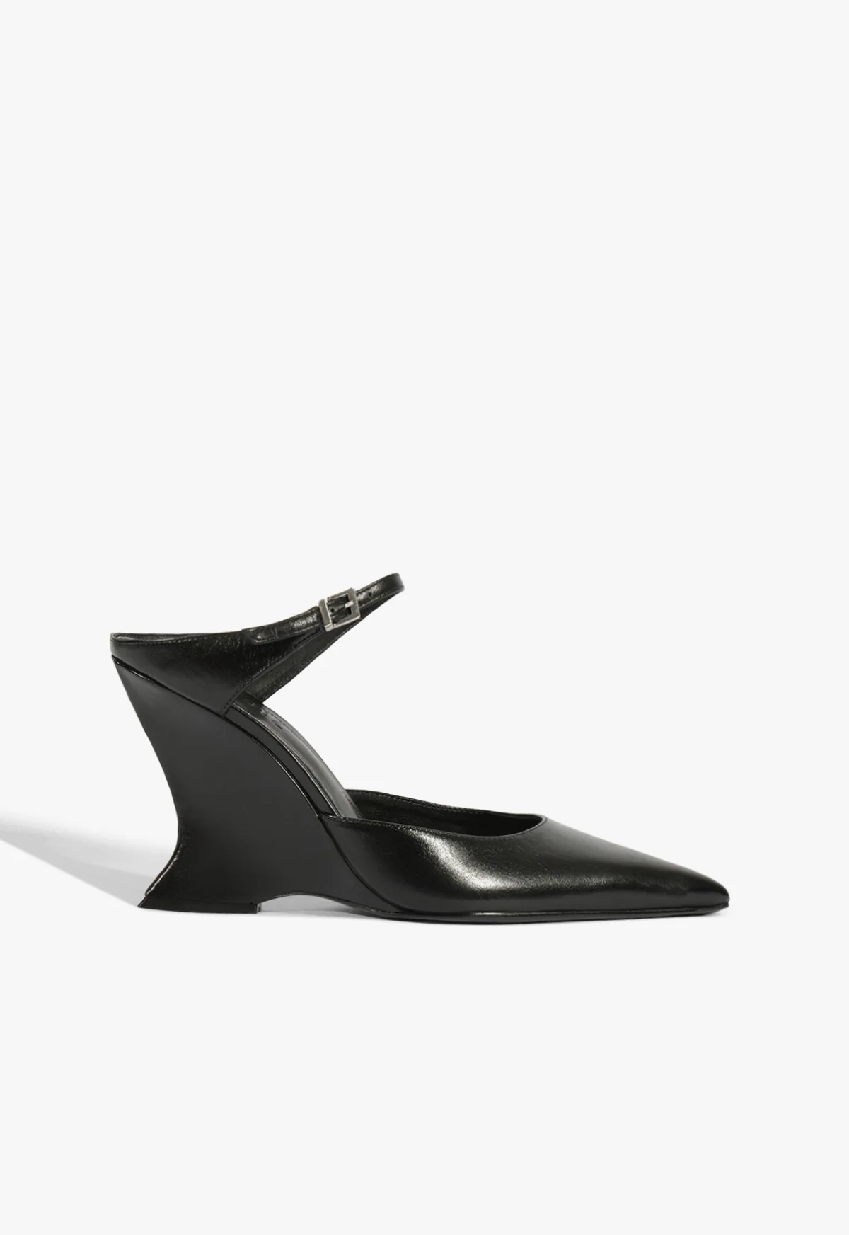 SIENA BUCKLE MULE LEATHER PUMP | SHOP NOW
