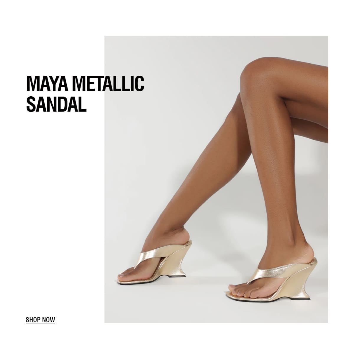 MAYA METALLIC SANDAL