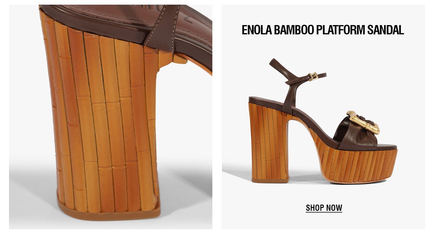 ENOLA BAMBOO PLATFORM SANDAL | SHOP NOW