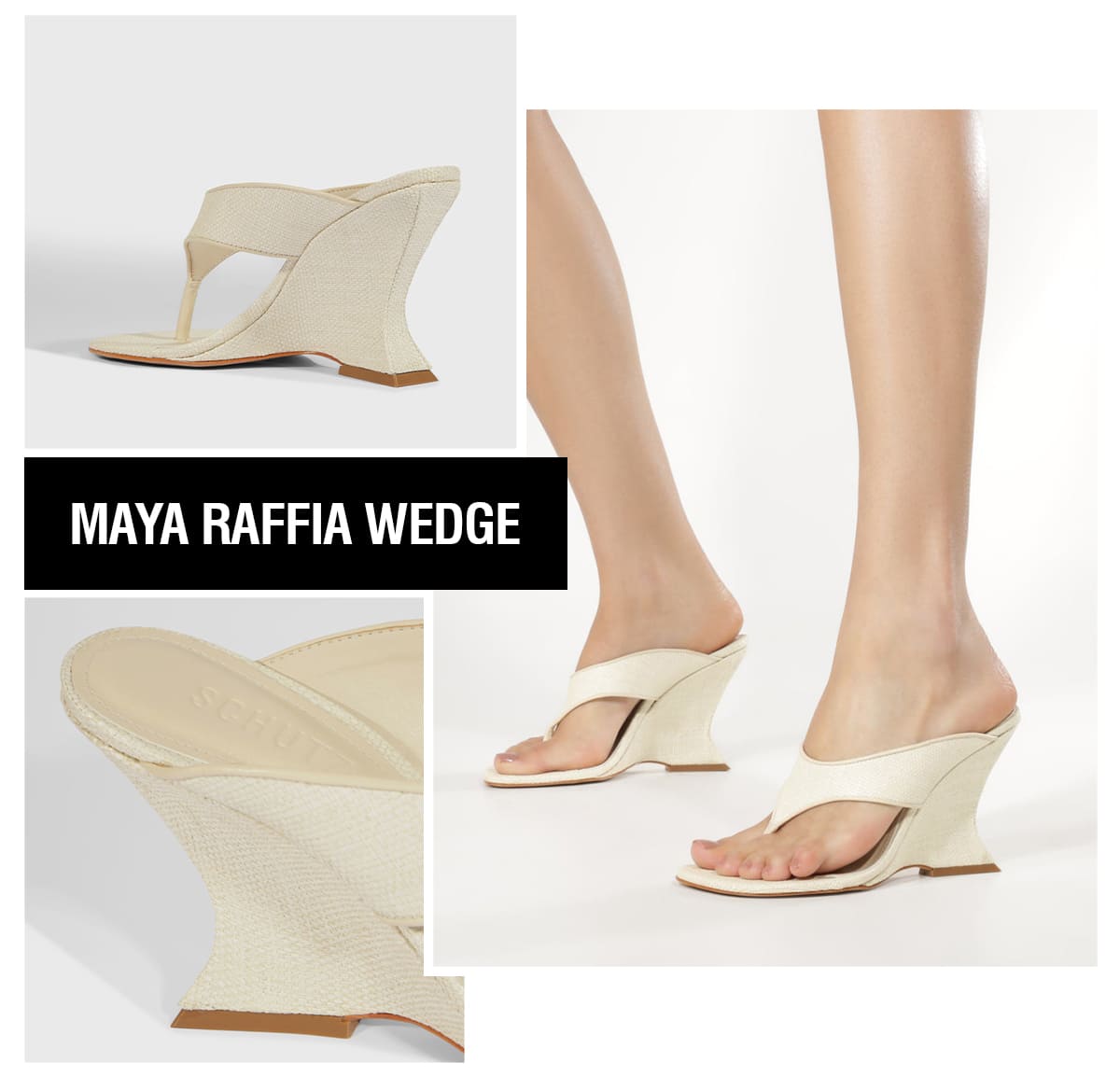 MAYA RAFFIA WEDGE | SHOP NOW