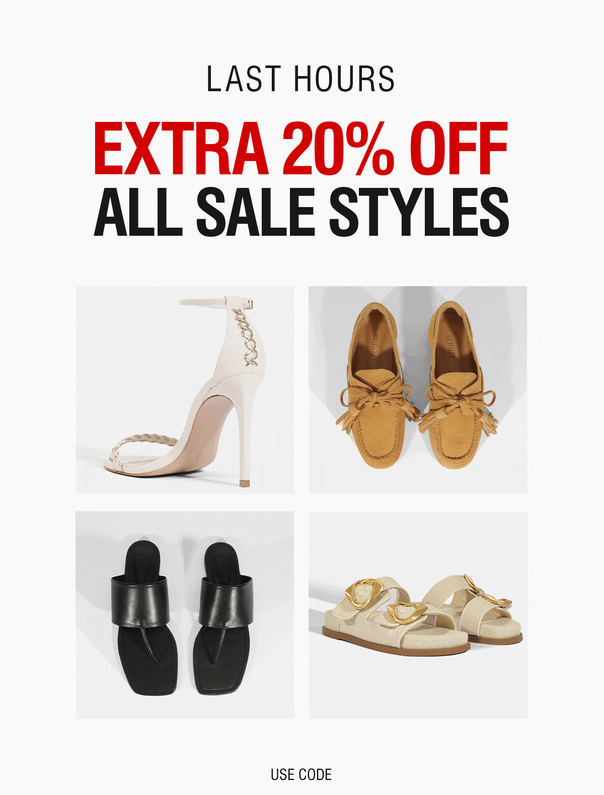 EXTRA 20% OFF ALL SALE | SHOP NOW
