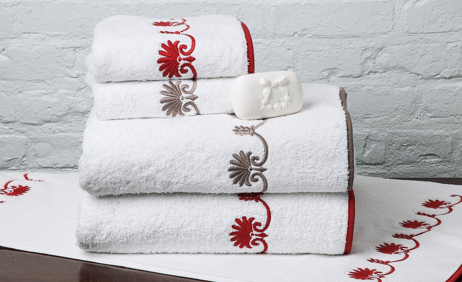 Embroidered Turkish Towel Collection