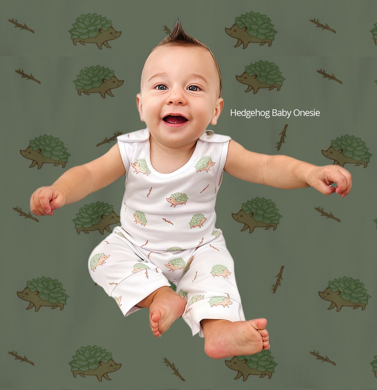 Hedgehog Baby Onesie