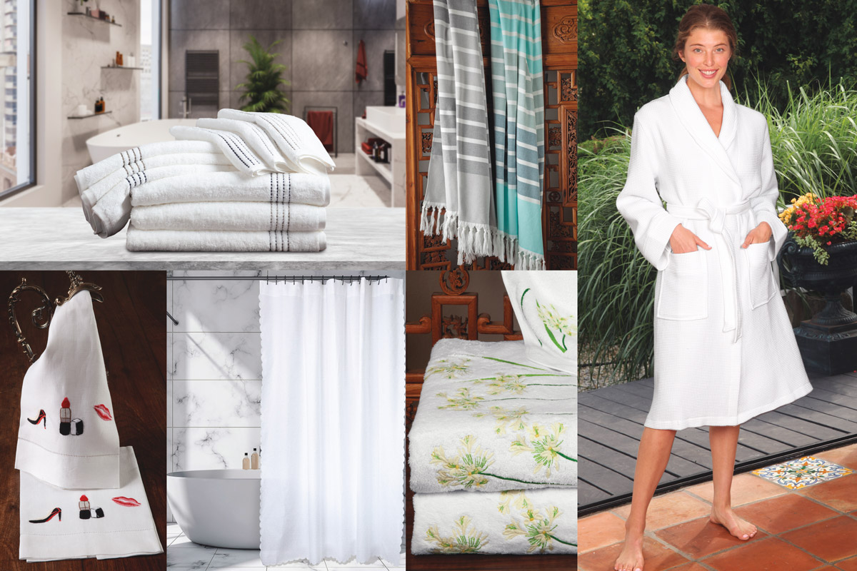 Bath Collections: Guest Towels, Bath Robes, Shower Curtains & more!
