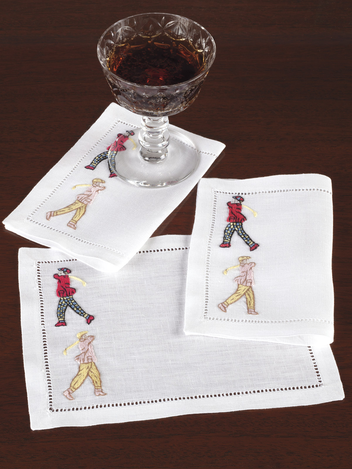 Cocktail napkins for those with a +2 handicap only, or anyone who loves the game of golf