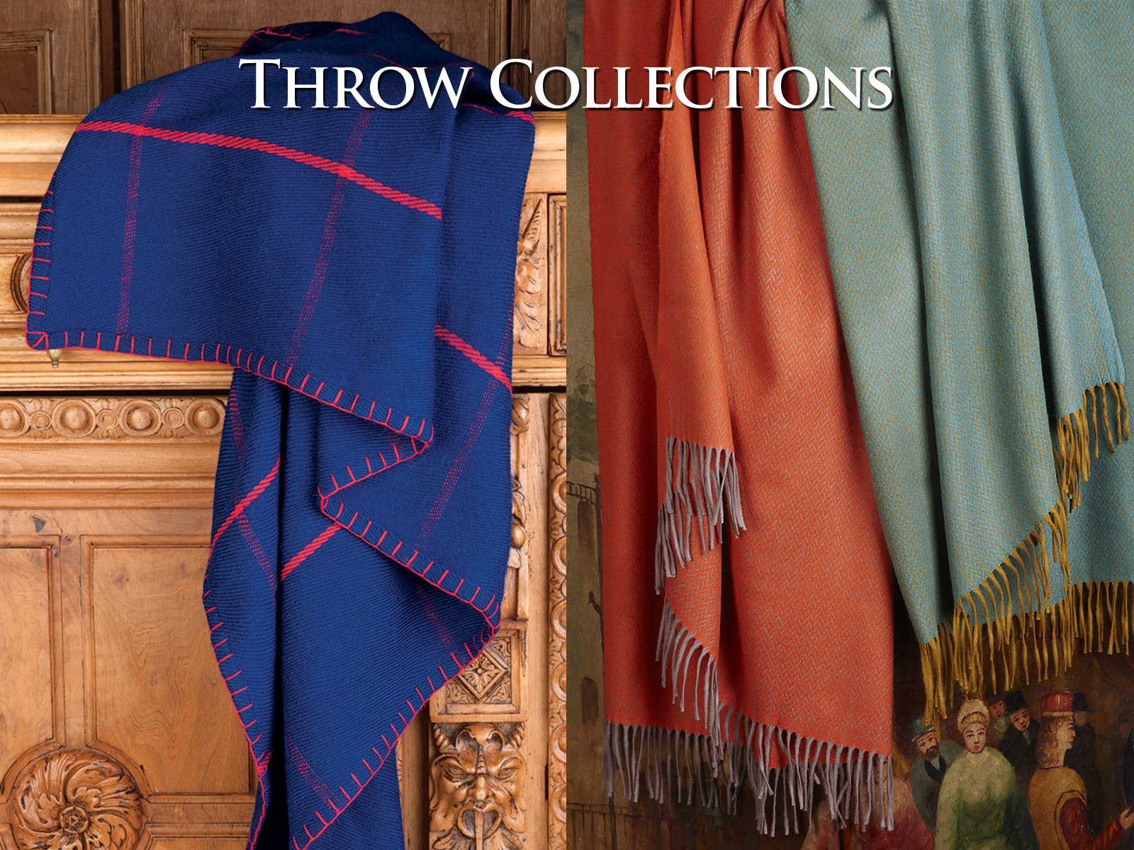 Alpaca, Cotton, Wool & Cashmere Throws