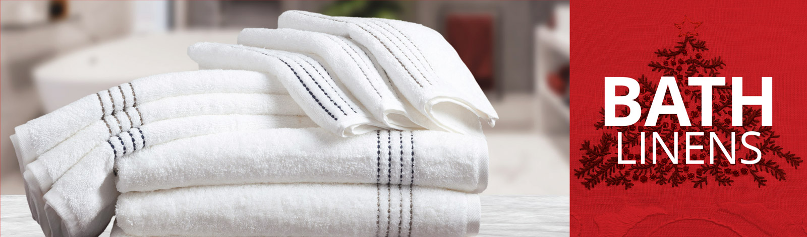 Bath Collections: Guest Towels, Bath Robes, Shower Curtains & more!