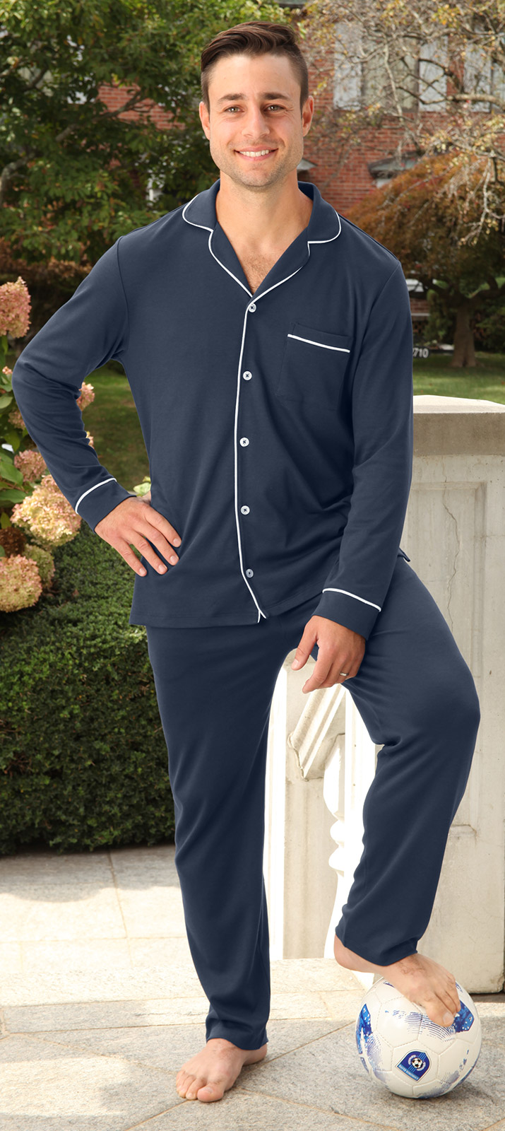 Pajamas & lounge wear designed for the discerning gentleman.