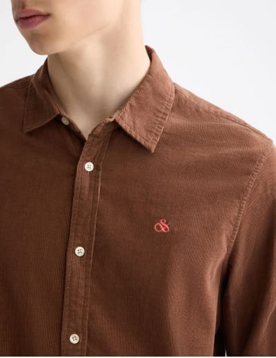 Regular Fit Corduroy Shirt