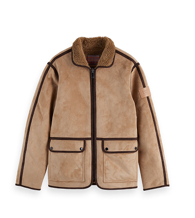 Faux shearling jacket