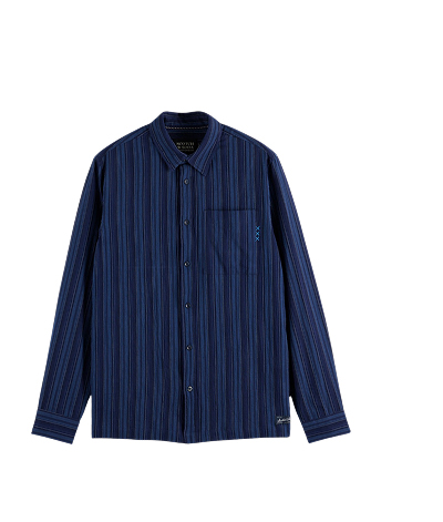 Textured Stripe Shirt
