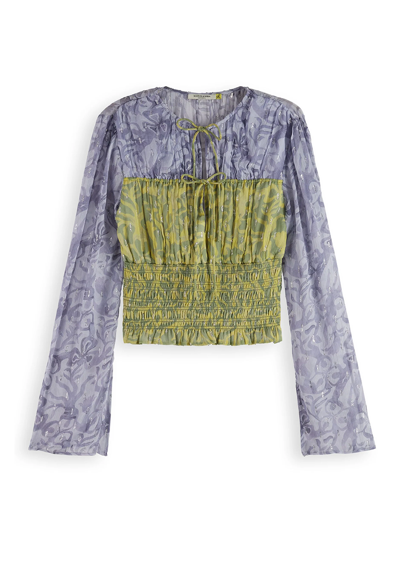 Smocked waist top